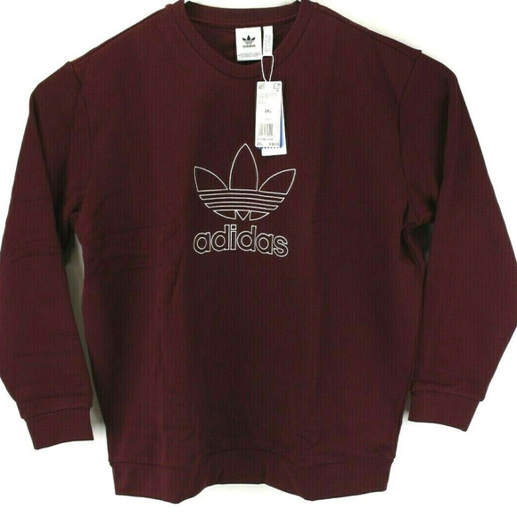 adidas outline crew sweat